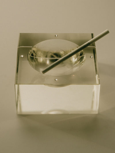 Capri Tray - Clear w/ Clear Swarovski - Editorial One