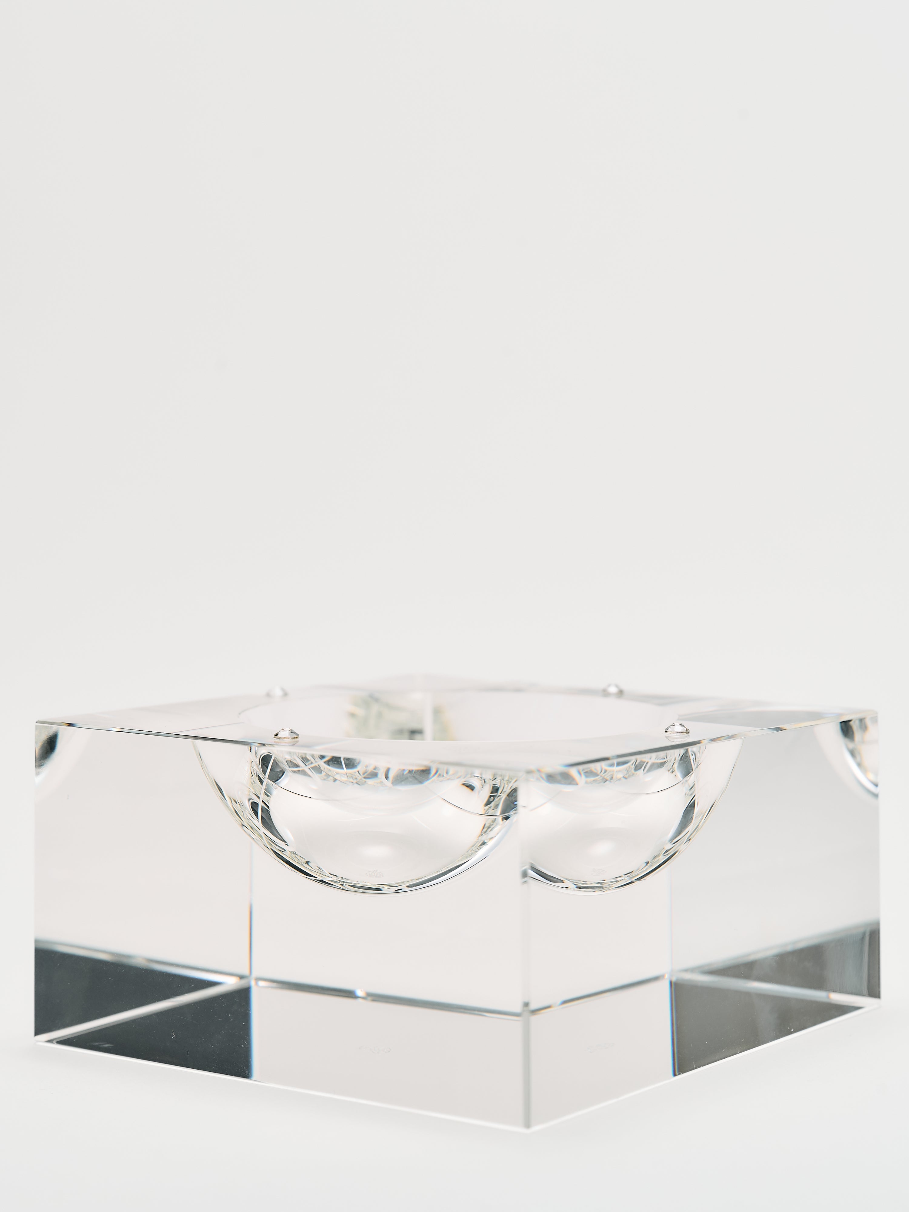 Capri Tray - Clear w/ Clear Swarovski 