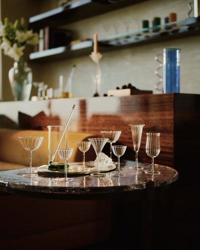Cosmo Cordial Coupe Set - Clear - Editorial Three