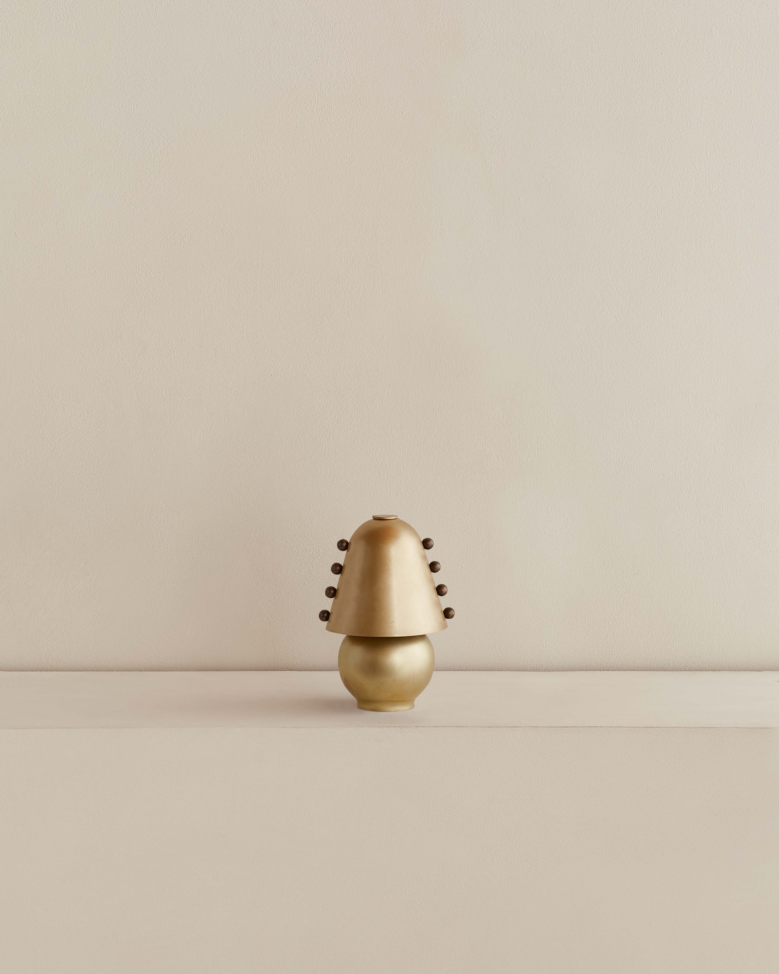 Brass Gemma Table Lamp, Small