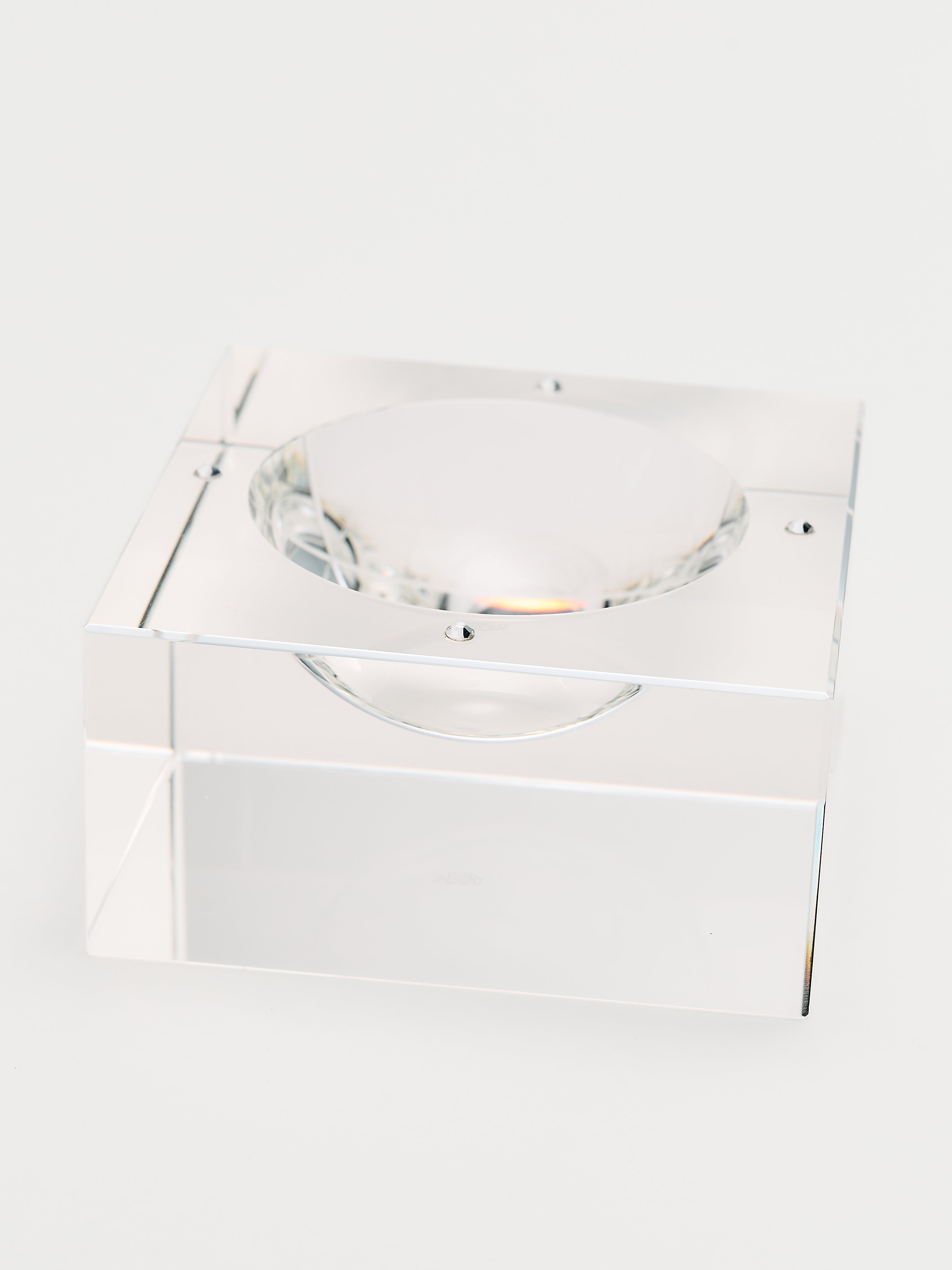 Capri Tray - Clear w/ Clear Swarovski 