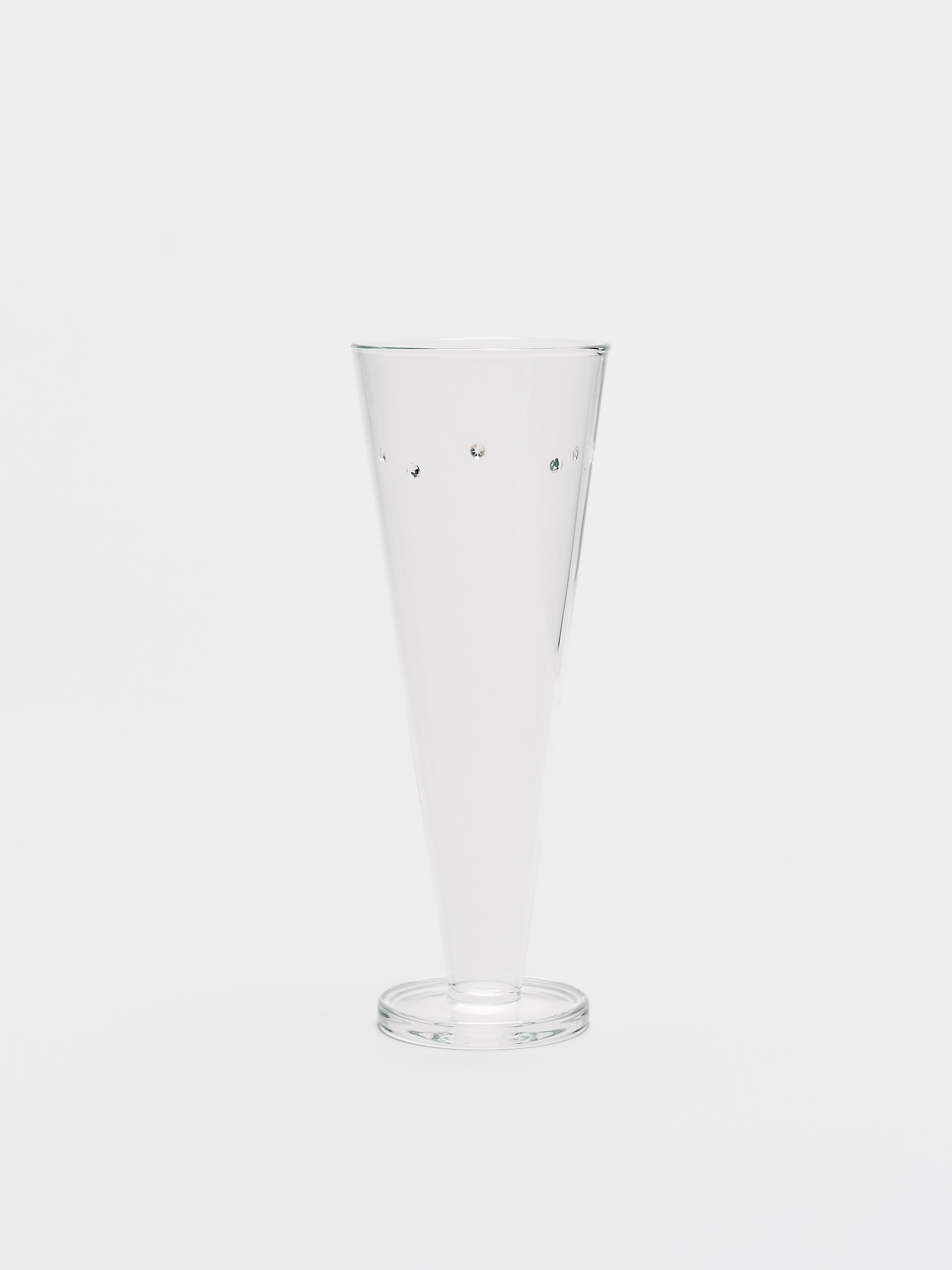 Milano Aperitivo Glass Set - Clear w/ Swarovski Crystal 