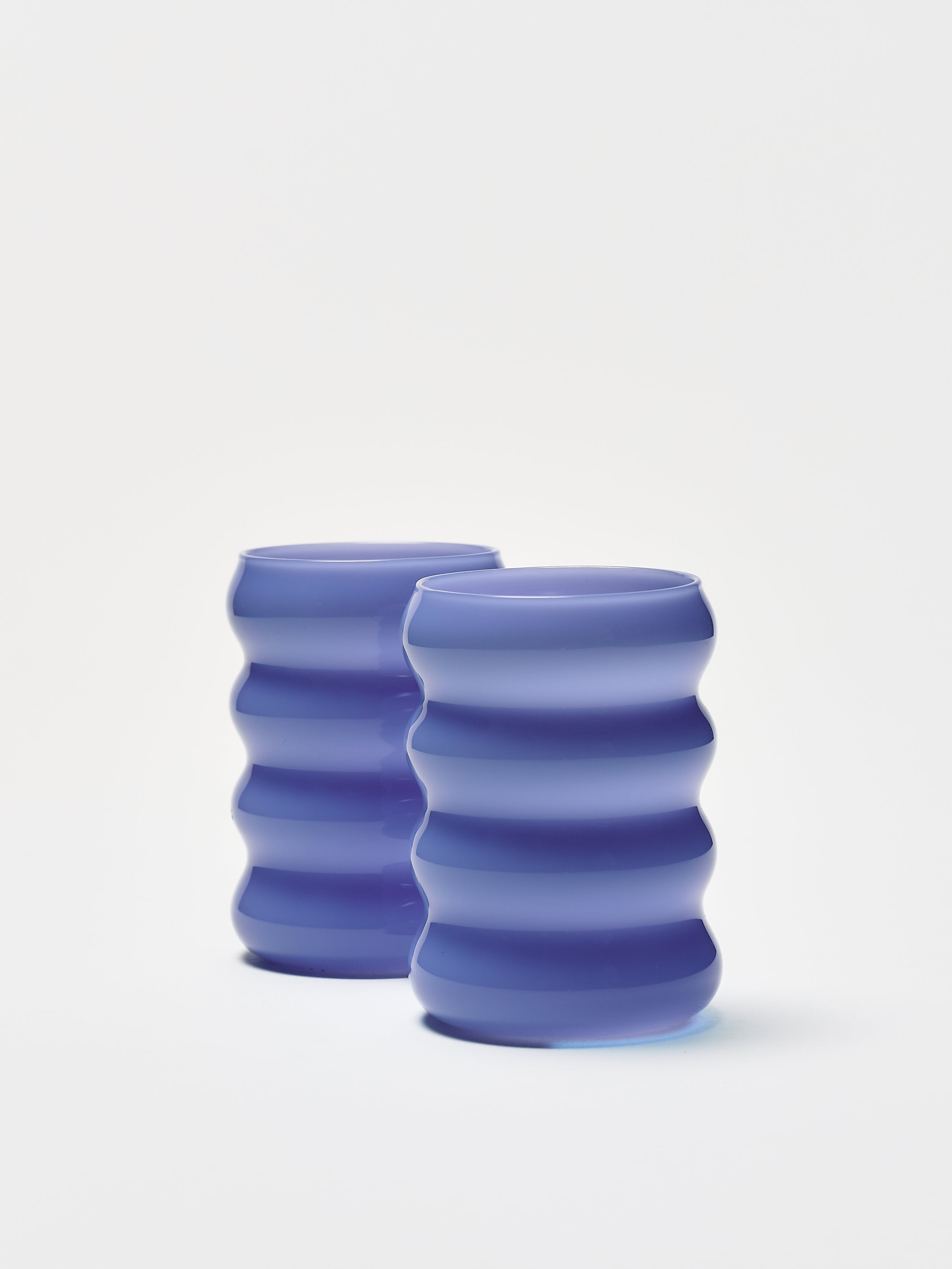 Opaque Ripple Cup Set - Cornflower