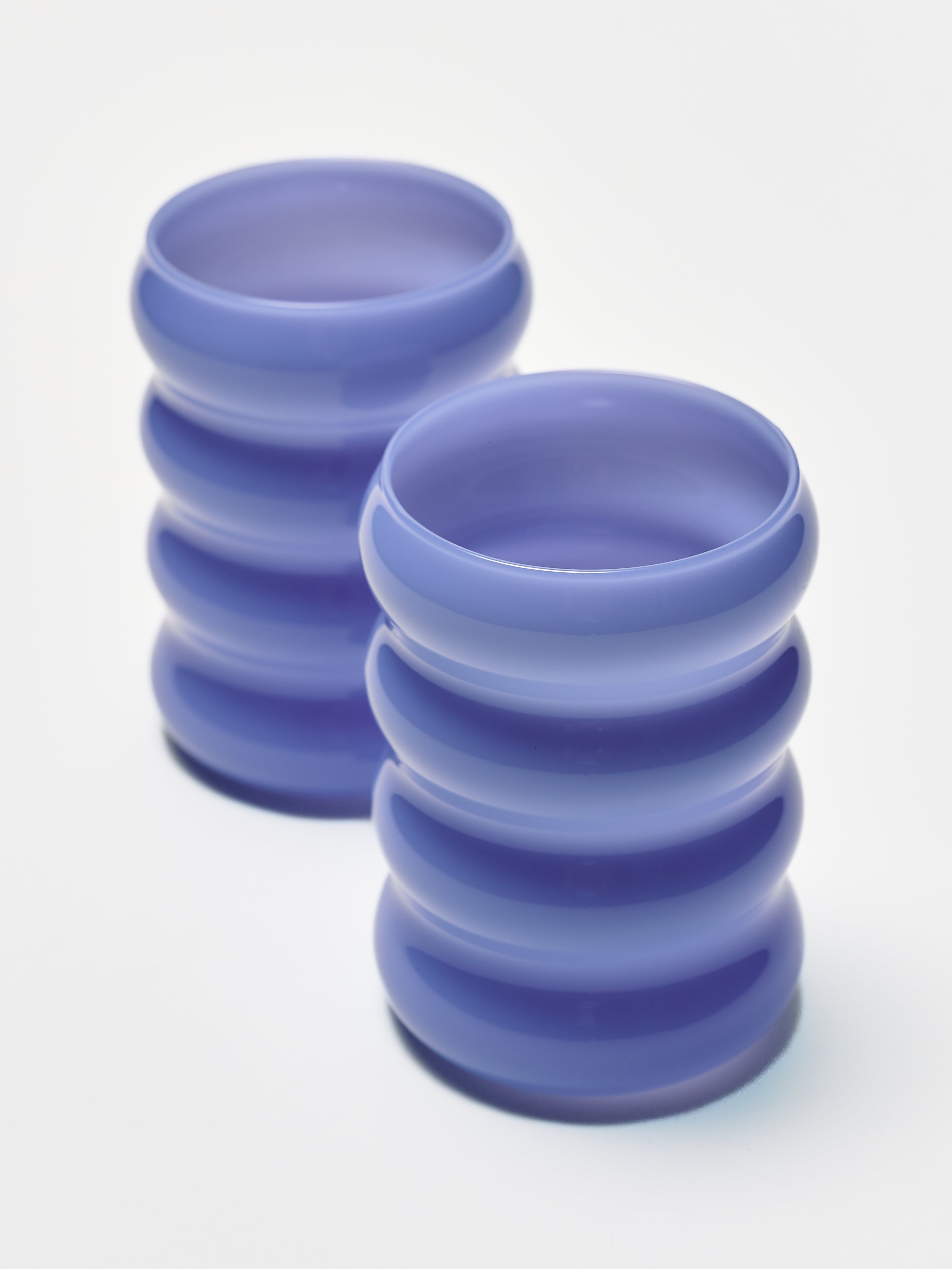 Opaque Ripple Cup Set - Cornflower