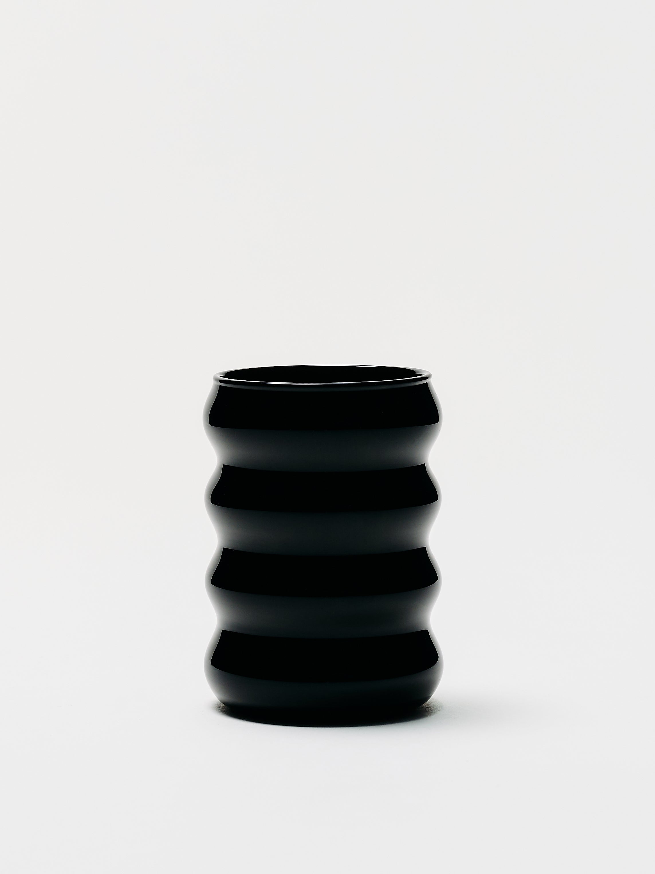 Opaque Ripple Cup Set - Onyx