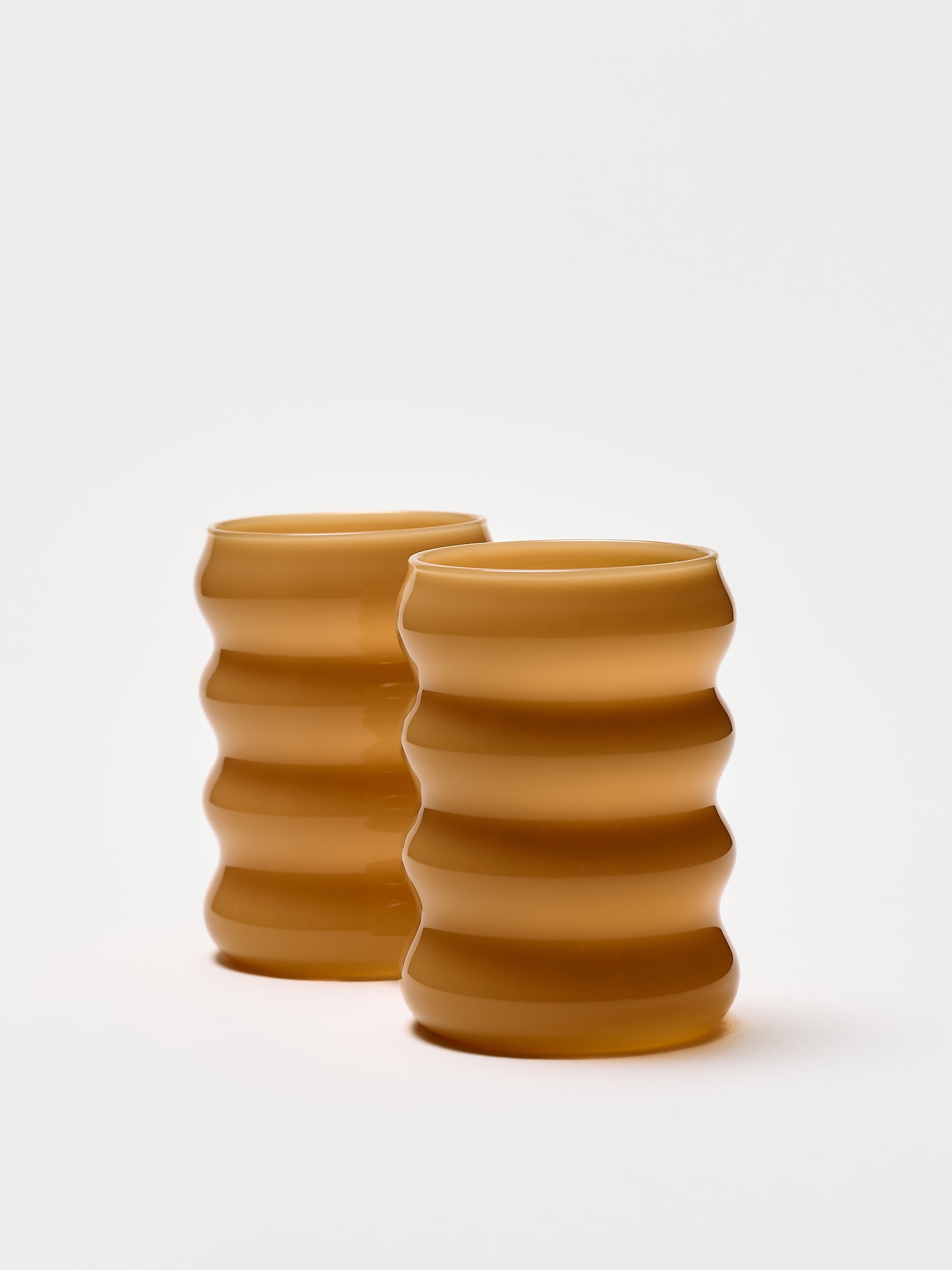 Opaque Ripple Cup Set - Topaz