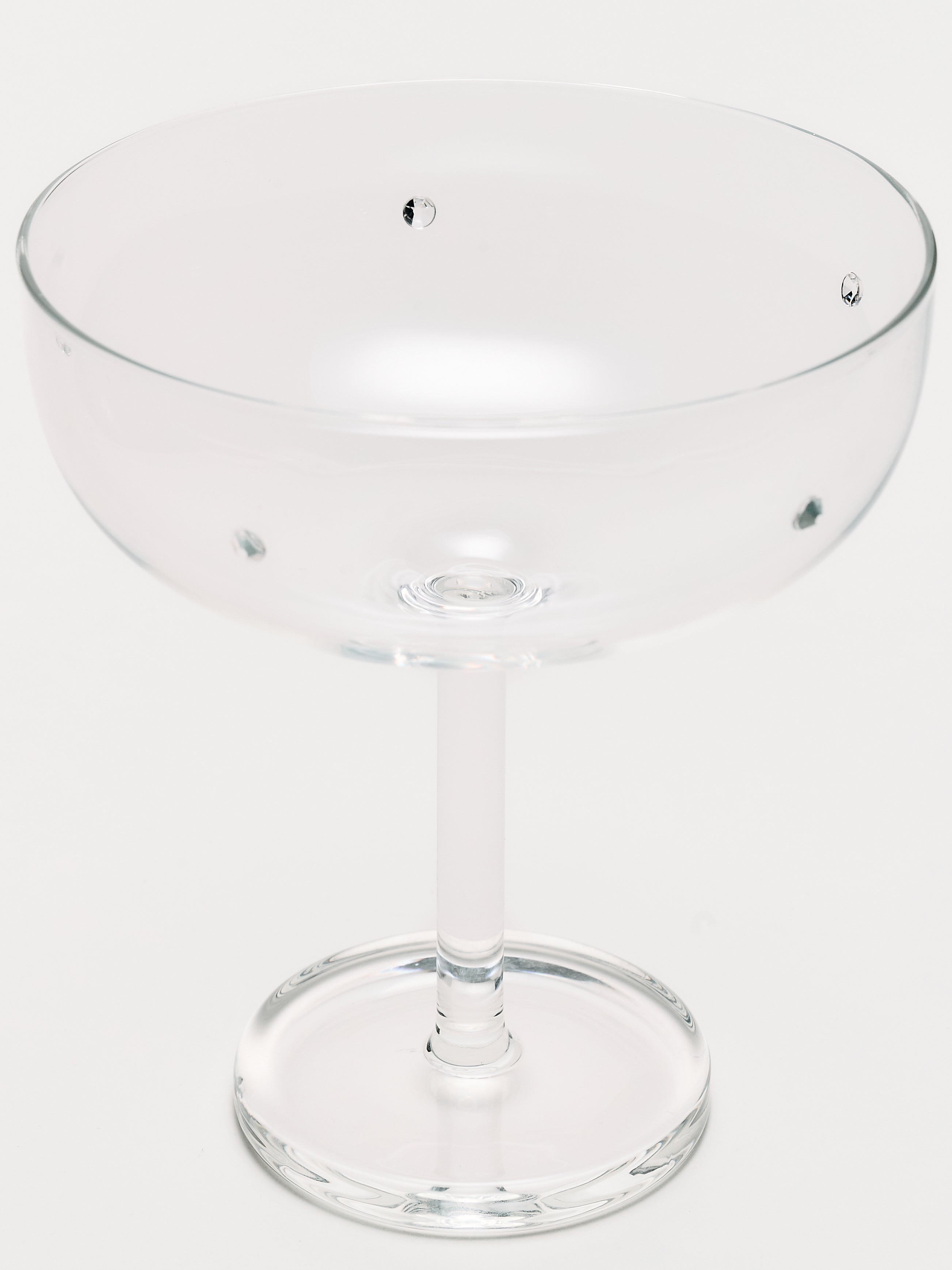 Roma Coupe Set - Clear w/ Swarovski Crystal 
