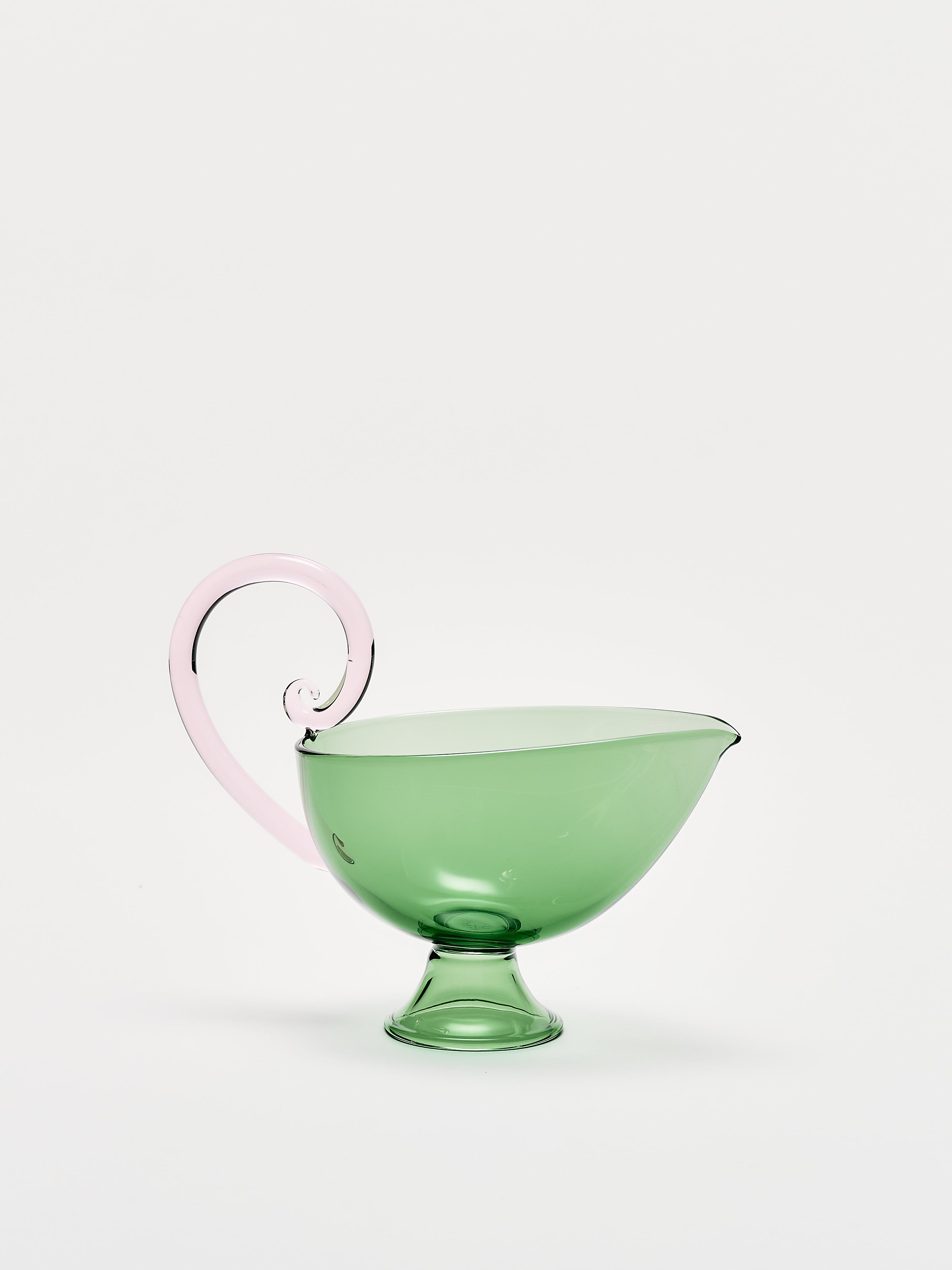 Sauciere - Green w/ Pink