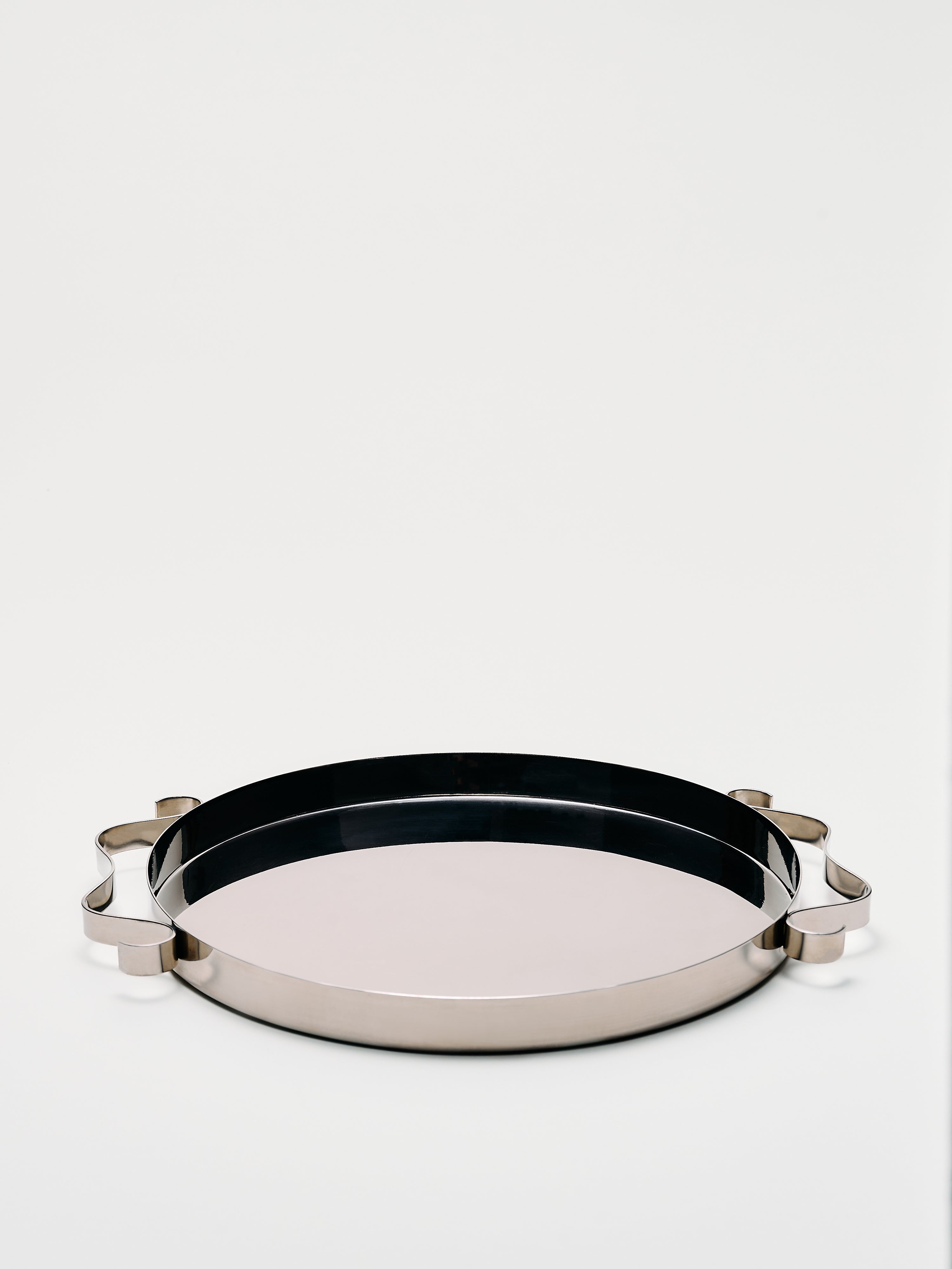 Squiggle Tray - Stainless Steel - Product Image