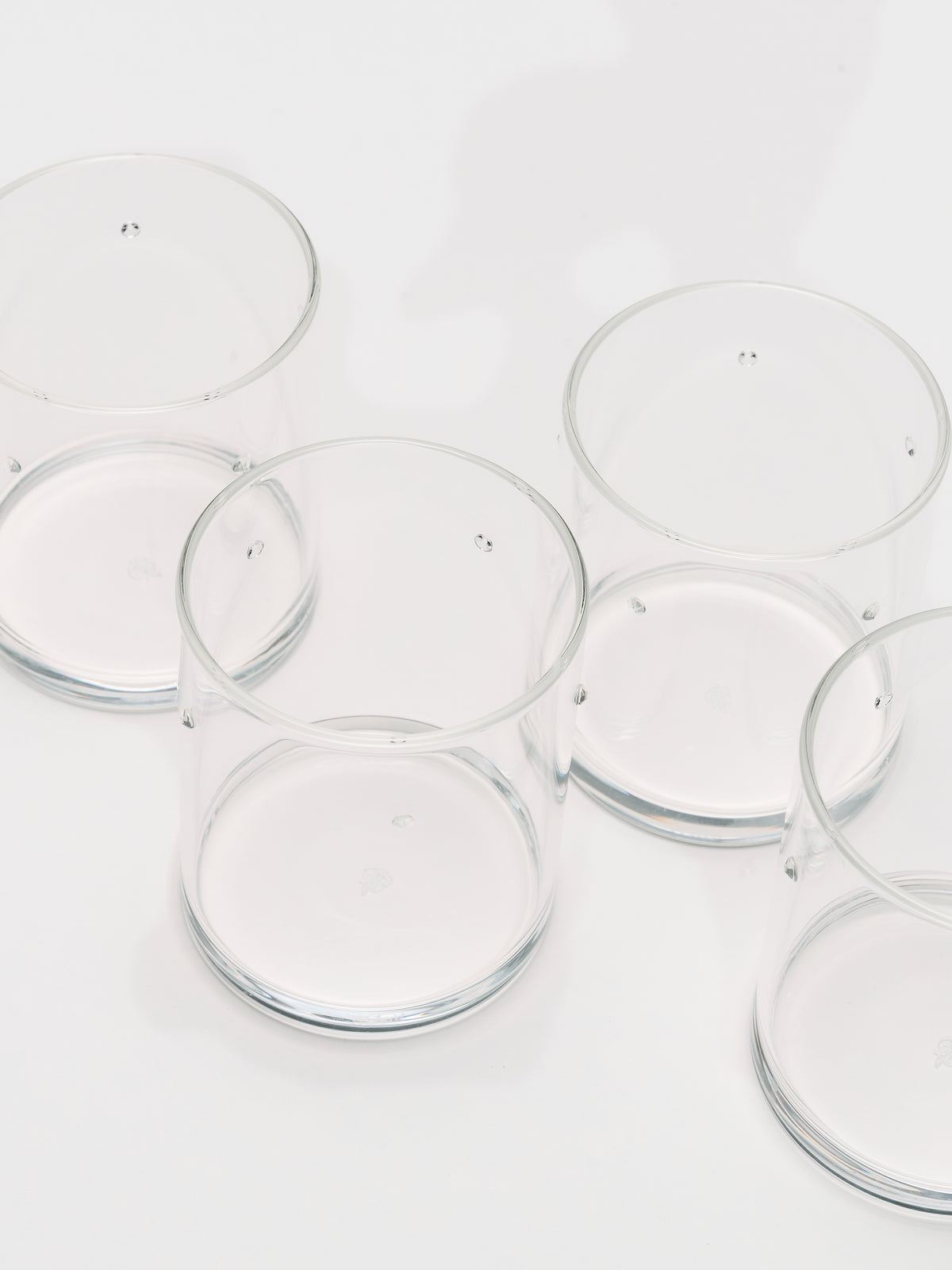Torino Rocks Glass Set - Clear w/ Swarovski Crystal 