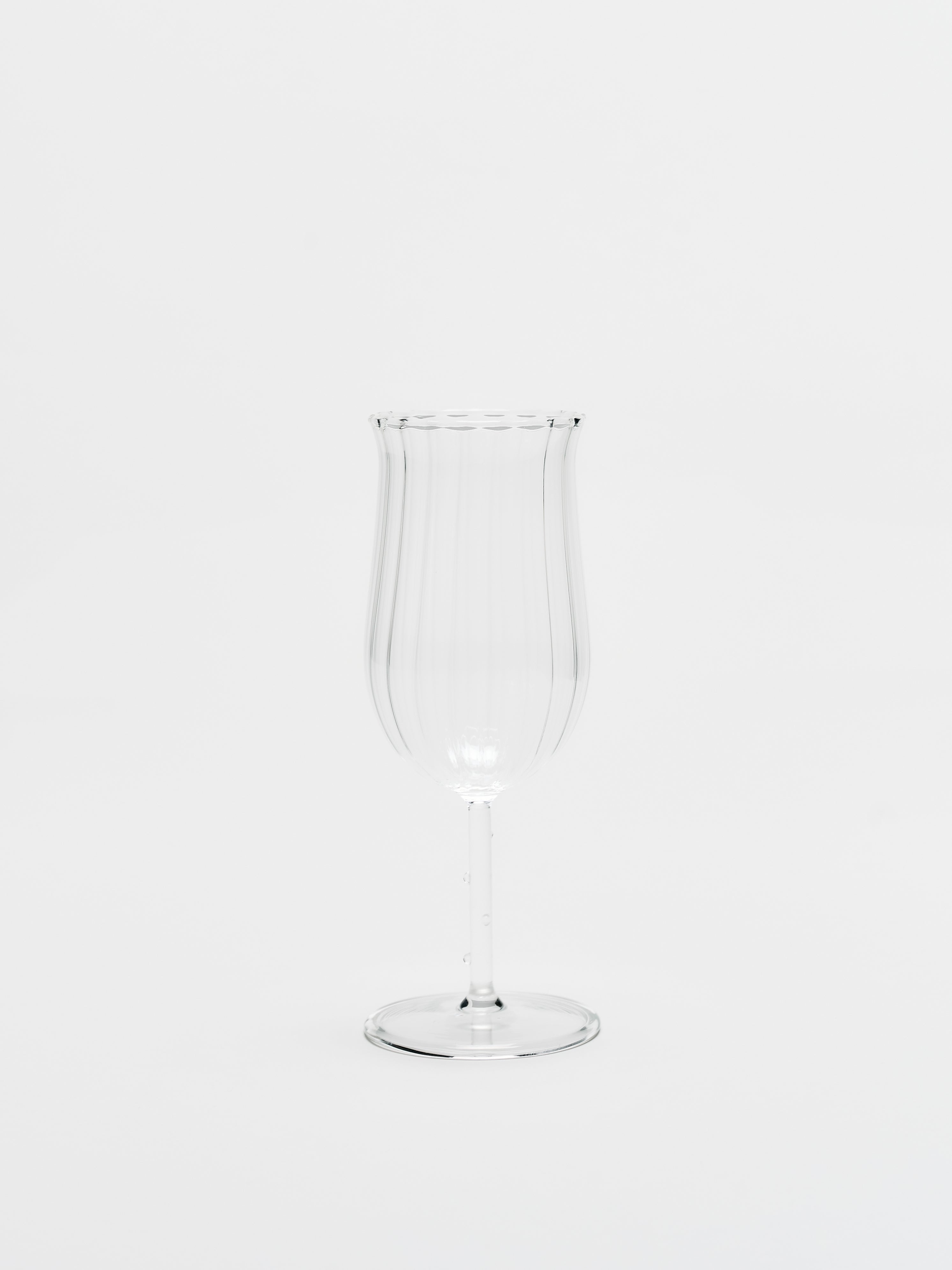 Tulip Wine Glass Set - Clear 