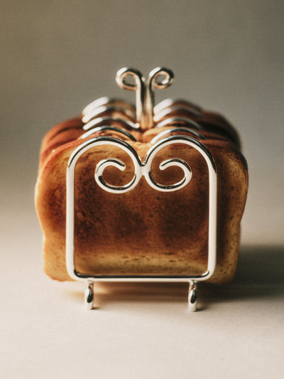 The Porter Toast Rack (Limited Edition) - Silver Plated Brass - Editorial One 